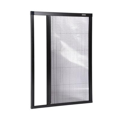 China Folding Screen Aluminum Alloy Anti-Insect Roller Fly Retractable Screen Window for sale