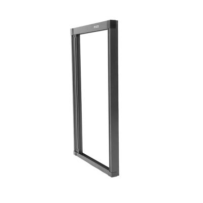 China GEMMINISTER Modern Barrier-Free Design Free Bottom Rail Security Screen Doors for sale