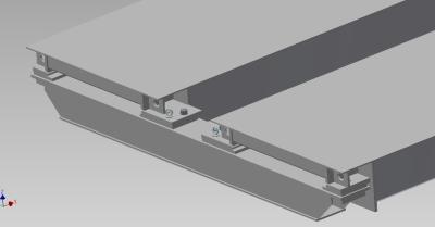 Cina 3×16m 100 bascule resistenti d'acciaio di tonnellata Q235B in vendita