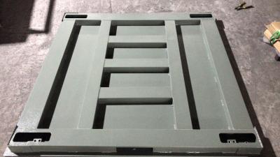 中国 単一の机1.2x1.2m-3t Pitlessデジタルの天秤ばかりの電子プラットホームの床のスケール 販売のため