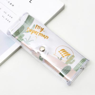 China Custom cute transparent oversized sunglasses PVC sunglasses case for oversized sunglasses packaging for sale