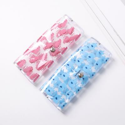 China Custom Oversized Transparent Cute Logo PVC Sunglasses Case With Kids Packing Glasses for sale