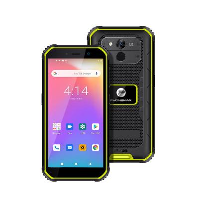 China Dual SIM Card IP68 Waterproof IP68 PHONEMAX X1 4G Mobile Phone 5.5 Inch HD+ Quad Core 3GB 32GB Rugged Rugged Smartphone for sale