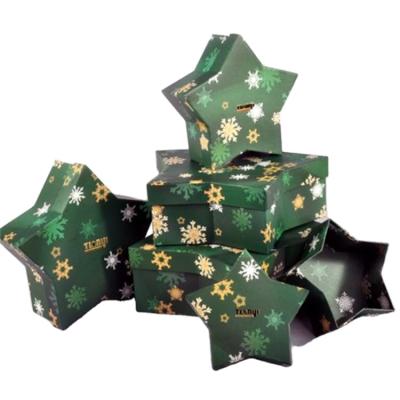 China Beautifully Recyclable Customizable Star Shape Gift Box Cardboard Gift Boxes Wholesale for sale