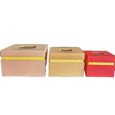 China Recyclable Factory Direct Sales Customizable Gift Box Beautifully Packaging With Cutout Window And Logo for sale