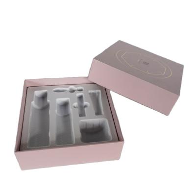 China Wholesale Recyclable Customizable Gift Packaging Paper Beautifully Boxes Cosmetic Box With Hot Stamping for sale