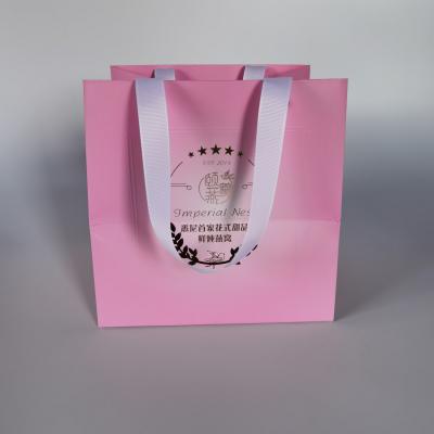 China Factory Customized Printing Luxury Retail Gift Jewelry Bag Recyclable Cheap Price Brand Color Bag Own Logo Paper Bag for sale