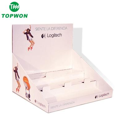 China Eco - Friendly Topwon Display Manufacturer Custom Counter Tire Display Cardboard for sale