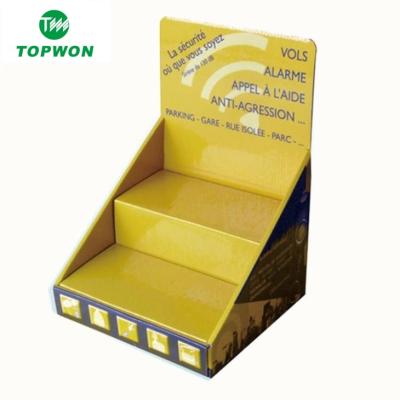 China Topwon Eco-friendly POP Retail Custom Design Tier PDQ Cardboard Display Counter Custom For Seed for sale