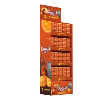 China Eco - Friendly Retail Pop Halloween Display Cardboard Cardboard Halloween Cardboard Display Counter for sale