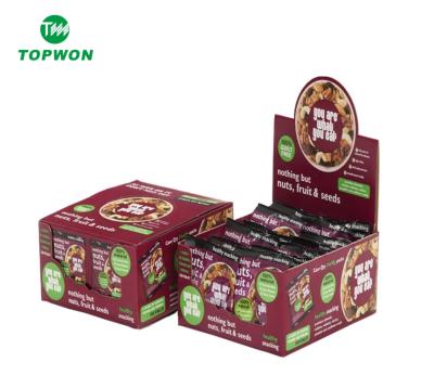 China Topwon Eco-friendly Factory Countertop Display Cardboard Presentation Box Custom Advertising Paper for sale