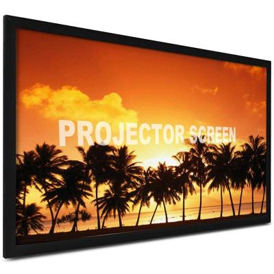 China 150 Inch 4:3 4K Electric Projector Screen Finely Processed Fixed Frame Projection Screen for sale