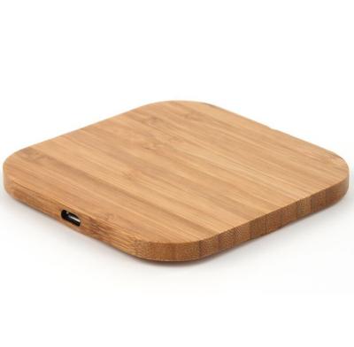 China Wooden Wireless Bamboo Wireless Charger Station Charging Station Mobile Phone Qi Qi Charger For Cell Phones for sale