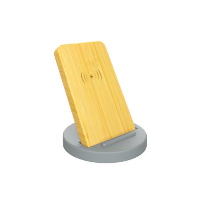 China Environmentally Friendly Bamboo Wireless Cell Phone Charger Wireless Charger For Mobile Phone for sale