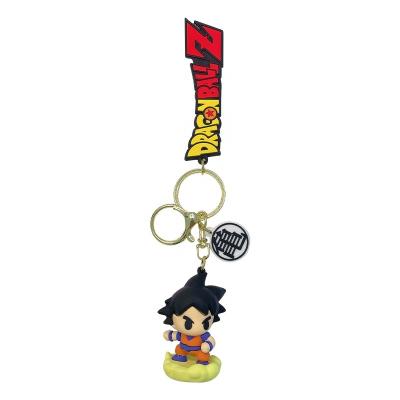 China Wholesalers New Anime Dragon Ball Z 3d Keychains Local Spy X Family Chainsaw Man One Piece Attack On Titan Demon Slayer Keychains Wholesale for sale