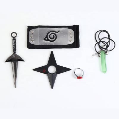 China Europe Hot Sale Na ruto Weapon Set Box Maker Anime Metal Swords Opens Gifts For Fans Headband Na ruto Ready To Ship for sale