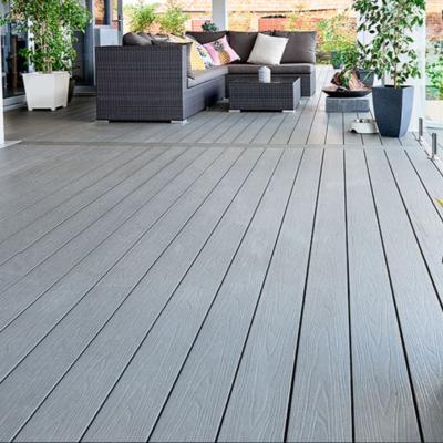 China Exterior House / Villa Decoration Wooden Decking Board Traditional Plastic Composite Composite Decking Compound for sale