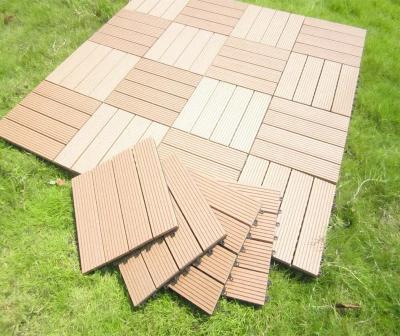 China EUROPEAN Exterior Moisture Proof Anti-Corrosion WPC Decking Flooring for sale