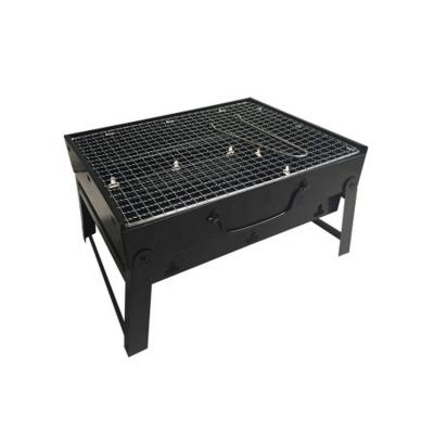 China Height Certificate Adjustable Cast Iron Customized Easily Assembled Folding Portable BBQ Grills OEM Logo Outdoor Charcoal Smoker Grill for sale