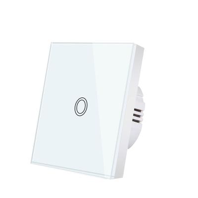 China Tempered glass panel touch switch220V crystal glass panel touch switch220V Australian regulationBritish regulatory home switch for sale