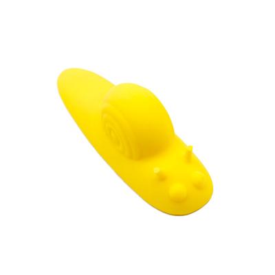 China Door Stopper Design Modern Snail Cartoon Silicone Yellow 6 Packs for sale