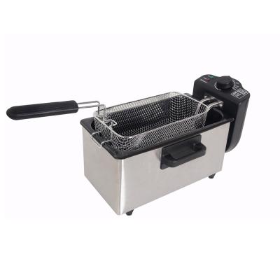 China 2000W Electric Deep Fryer 3L 3.5L Mini Electric Home Use Oil Deep Fryer With Pilot Light for sale