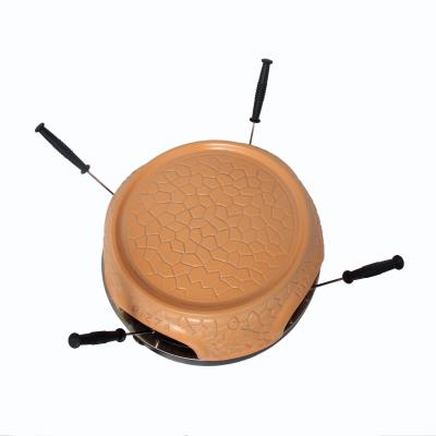 China Ceramic Pizzarette Mini Pizza Dome Oven Maker Tabletop Ceramic Pizza Oven 4 Person with Stainless Steel Shovels and Cutter for sale