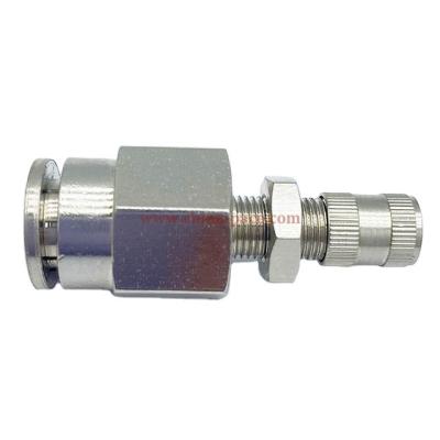 China Nickel Plated Brass Thrust To Connect SV 3/8 Schrader Valves For Air Suspension for sale