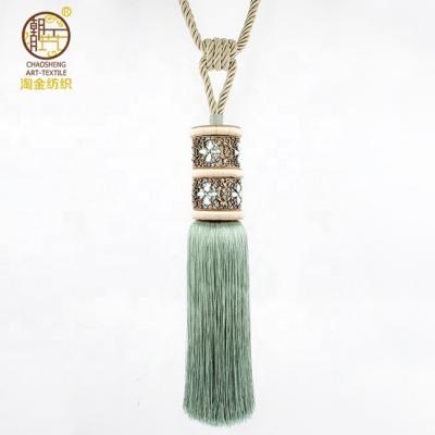 China Home 100% Polyester Curtain Tassel Rope Curtain Tassel Tieback Decoration for sale