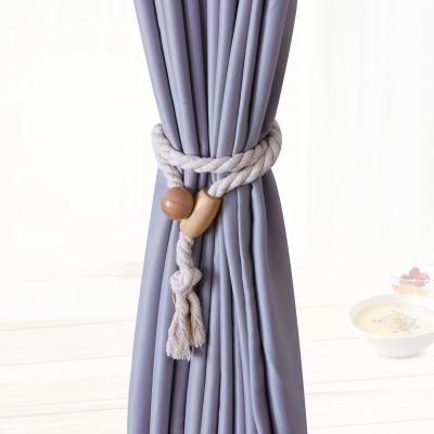 China New Style Modern Adjustable Cotton Magnetic Curtain Tie Back, Hooks, Curtain Tieback for sale