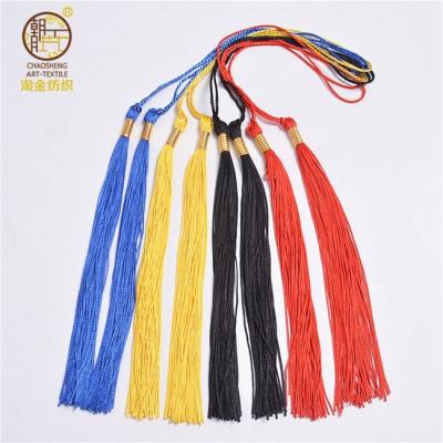 China Decorative Graduation Hat, Red, Black, Blue And Yellow Tassel Color for sale