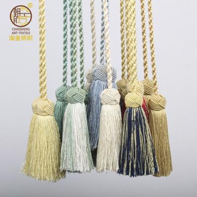 China Elegent and long fashion rope tassel, rayon tassel for sale