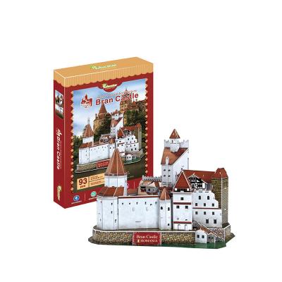 China DIY TOY Kids Smart Toys 93PCS Sound Castle 3d Paper Puzzle for sale