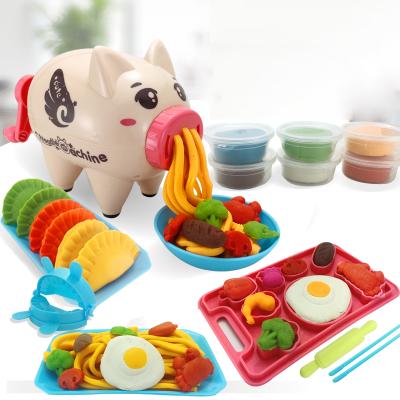 China Kids Clay Play Dough Baking Toy 2020 28.5*20.8*10.2cm Plastic Game Noodle Maker Maker for sale