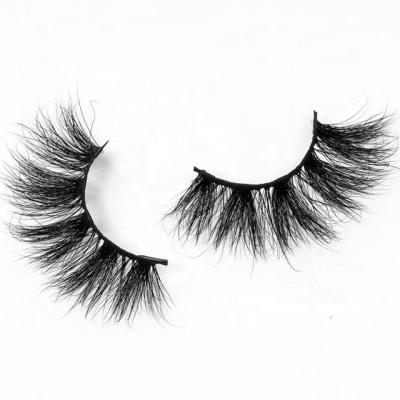 China Handmade 100% Natural Soft Siberia Mink Fur Real Lashes 25mm High Quality 5Dmink Lashes False Eyelash for sale