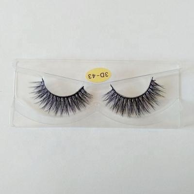 China Korea Natural Silk Material Hand Made Colorful 3D Silk Long Lashes False Eyelash for sale