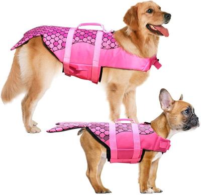 China Price Promotional Pet Stocked Swimming Vest With Safety Handle Dog Life Vest Dog Swimming Vest for sale