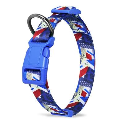 China Custom Wholesale OEM Custom Model Printed Sublimation Polyester Dog Collar for sale