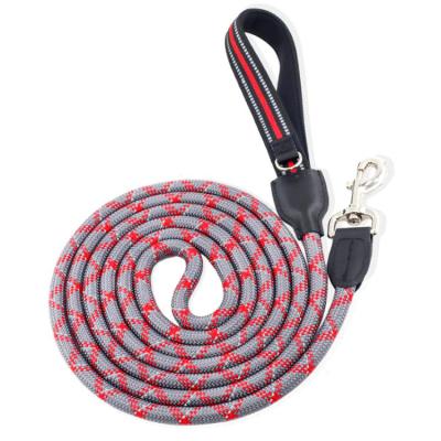 China Wholesale Adjustable Reflective Soft Handle Nylon Rope Dog Leash Manufacturer Suppliers for sale