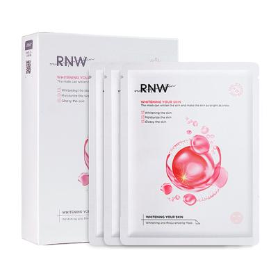 China Moisturizer RNW Whitening Green Tea Mask Vegan Facial Collagen Firming Hydration Exfoliating Beauty Sheet Face Mask Korean Skin Care Product for sale