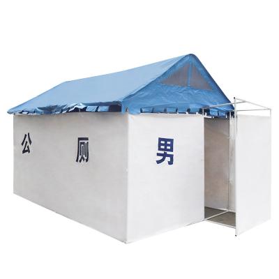 China Camouflage/Camouflage Shower Privacy PVC Steel Pole Sportneer Camp Outdoor Mobile Military Toilet Tent for sale