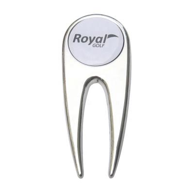 China Promotion/decoration/gift/advertisement/souvenir and tool magnetic golf divot china supplier cheap custom metal cap clip with ball marker for promotion (A2106006) for sale