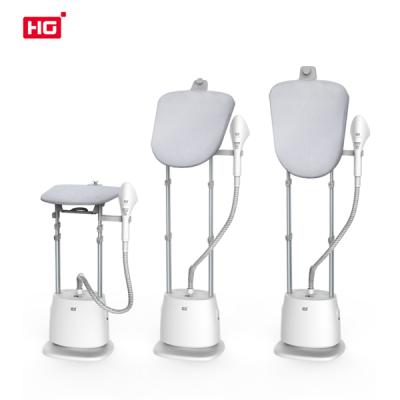 China Hg Hotel Electric Vertical Stand Iron Steamer Straight Iron For Clothes Garment Steamer With Board For Clothing Curtains for sale