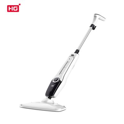 China Hotel Hg High Temperature Carpet Steaming Floor Steam Mop With 2 Microfiber Pads for sale