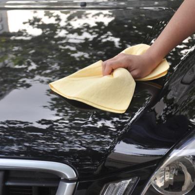 China Compressed Logo Pva Car Drying Wash Custom Detailing Buffing Buffing Towel for sale