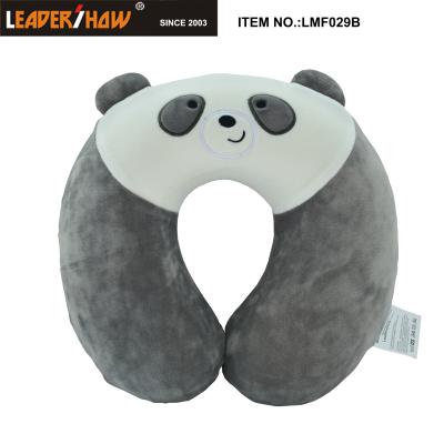 China Memory Custom Design Cute Animal Logo Neck Pillow Soft Comfortable Memory Foam for sale