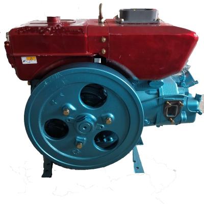 China Electric Manual Type 16HP Cooling Water Cooled Single Cylinder Water Diesel Engine for sale