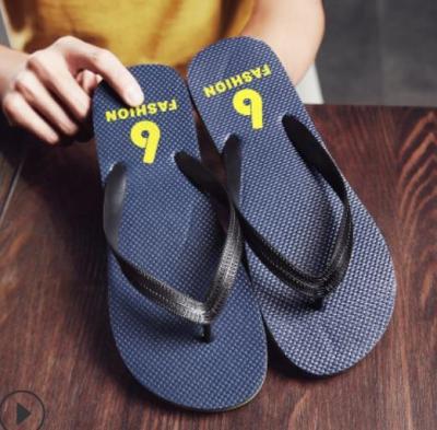 China 2020 Hot Selling Fashion Quality PVC Men Flip Flops Flip Flops Sandals Cheap Flats Summer Beach Slippers for sale