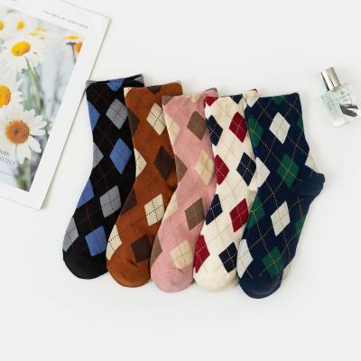 China Breathable cotton wholesale women's retro socks customs stocking tube jars Japanese INS pure cotton art autumn and winter students wear for sale