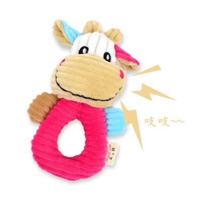 China Best China Short Talk Viable Low Price Durable Dog Toy Cartoon Puzzle Pet Plush Toy for sale